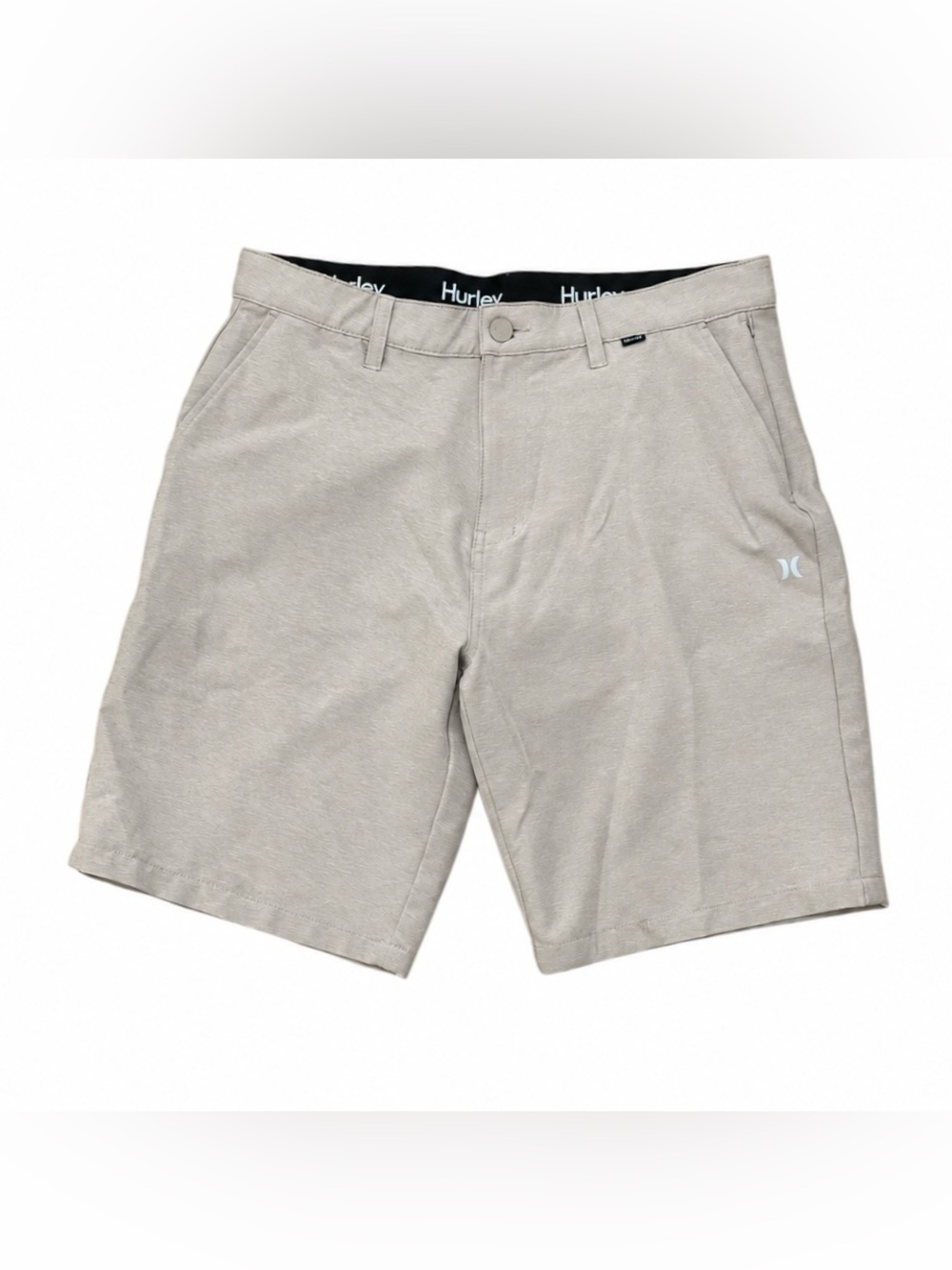Hurley Hybrid Spacedye Walk Shorts Men’s 34 Beige Stretch Quick Dry